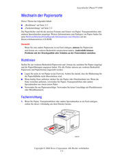 Xerox Phaser 4500 Kurzanleitung