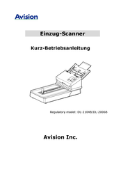 Avision DL-2104B Kurz- Betriebsanleitung