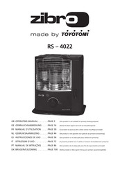 Toyotomi zibro RS-4022 Gebrauchsanweisung