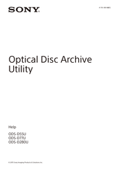 Sony ODS-D280U Bedienungsanleitung