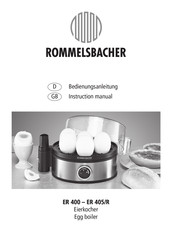 Rommelsbacher Installationshandbuch Bedienungsanleitung