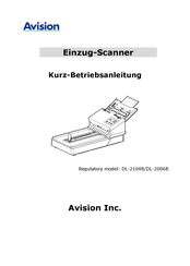 Avision DL-2006B Kurz- Betriebsanleitung
