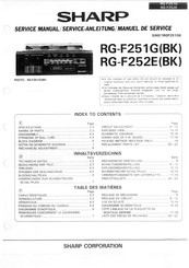 Sharp RG-F251G(BK) Serviceanleitung