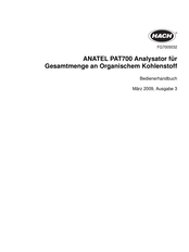Hach ANATEL PAT700 Benutzerhandbuch