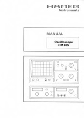 Hameg HM205 Service Manual