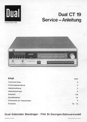 Dual CT 19 Serviceanleitung