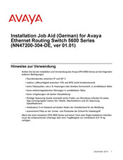Avaya 5650TDDC Installation