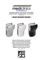 Mediclinics M14AB Montage- Und Benutzerhandbuch