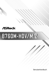 ASROCK B760M-HDV/M.2 Benutzerhandbuch