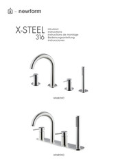 Newform X-STEEL 316 69682XC Bedienungsanleitung
