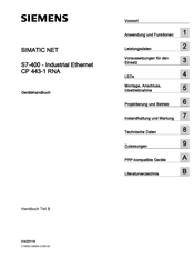 Siemens CP 443-1 RNA Gerätehandbuch