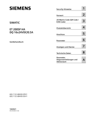 Siemens 6DL1132-6BH00-0EH1 Gerätehandbuch