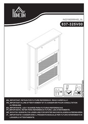 HOMCOM 837-325V00ND Montageanleitung