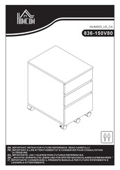 HOMCOM 836-150V80 Montageanleitung