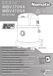 Numatic WBV370NX Bersetzung Der Original Bedienungsanleitung