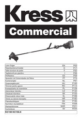 Kress Commercial KC150 Bedienungsanleitung