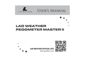 Lad Weather Pedometer Master II Bedienungsanleitung