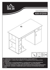 HOMCOM 920-012V01BK Montageanleitung