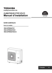 Toshiba RAV-SP804ATZ-E Installationshandbuch