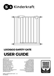 Kinderkraft LOCK&GO SAFETY GATE Bedienungsanleitung