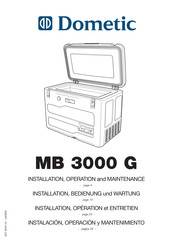 Dometic MB 3000 G Installation, Bedienung Und Wartung