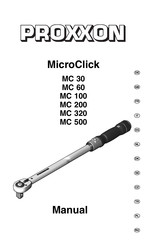 Proxxon MicroClick MC 500 Gebrauchsanleitung