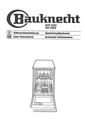 Bauknecht GCF 2152 Gebrauchsanweisung