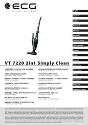 ECG VT 7220 2in1 Simply Clean Bedienungsanleitung