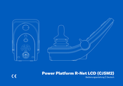 Permobil Power Platform R-Net LCD Bedienungsanleitung