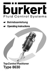 bürkert 8630 Betriebsanleitung