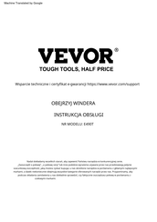 VEVOR E490T Benutzerhandbuch