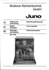 Buderus Juno SUI 1216 Gebrauchsanweisung