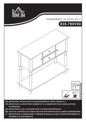 HOMCOM 835-790V00 Montageanleitung