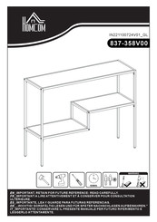 HOMCOM 837-358V00 Montageanleitung