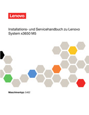 Lenovo 5462 Installations- Und Servicehandbuch
