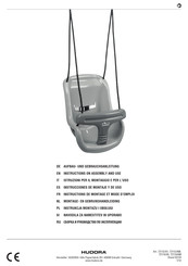 Hudora 72112/01 Aufbau- Und Gebrauchsanleitung
