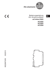 IFM Electronic ASinterface AC3202 Bedienungsanleitung