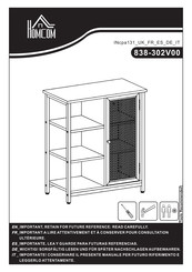 HOMCOM 838-302V00RB Montageanleitung