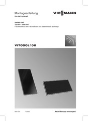 Viessmann Vitosol 100 SV1 Montageanleitung