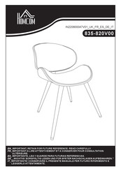 HOMCOM 835-820V00 Bedienungsanleitung