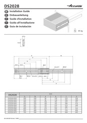 Accuride DS2028 Einbauanleitung
