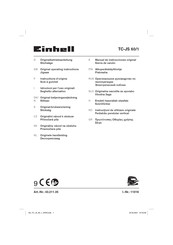 EINHELL TC-JS 60/1 Originalbetriebsanleitung