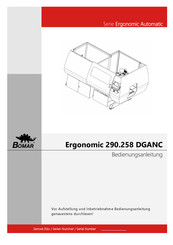 Bomar Ergonomic 290.258 DGANC Bedienungsanleitung