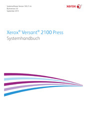 Xerox Versant 2100 Systemhandbuch