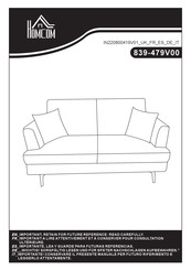 HOMCOM 839-479V00LG Montageanleitung