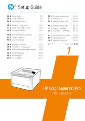 HP Color LaserJet Pro MFP 4202dwe Installations-Handbuch