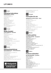 Hotpoint Ariston LFF 8M019 Gebrauchsanleitung