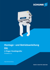 Schunk EGL Montage- Und Betriebsanleitung