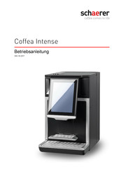 Schaerer Coffea Intense Betriebsanleitung