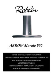 ROBLIN ARROW Murale 900 Montage- Und Gebrauchsanweisungen